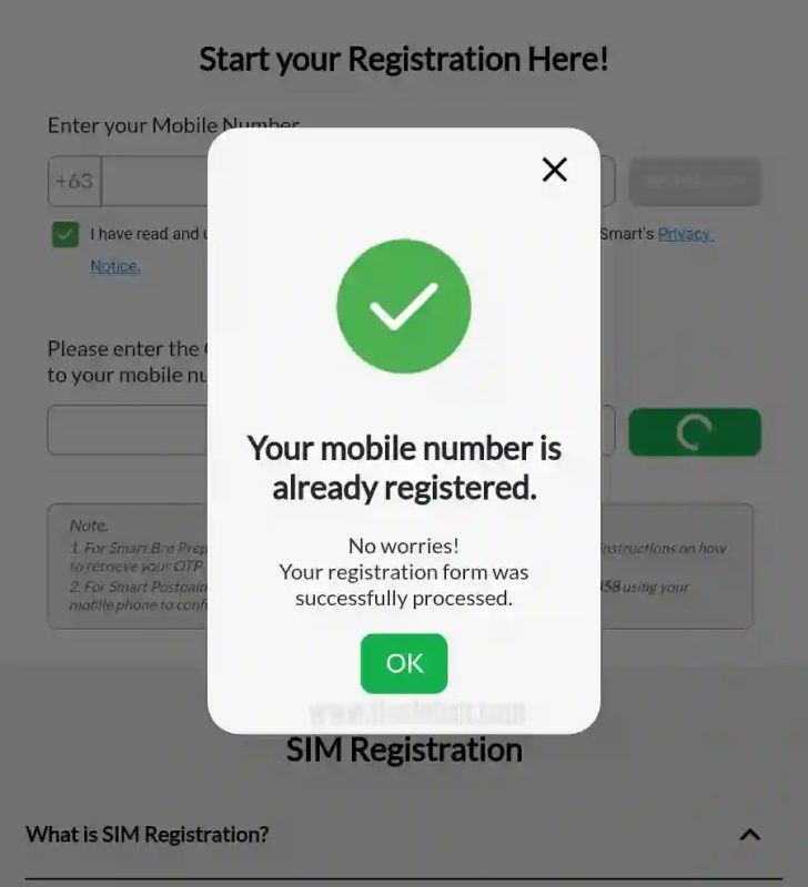 What Should You Do When You Do Not Receive The Successful Registration Message?