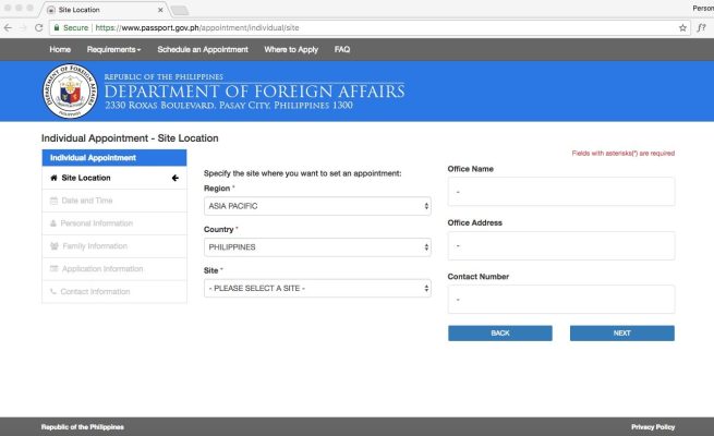 How To Make A DFA Passport Appointment